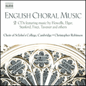 English choral music album cover